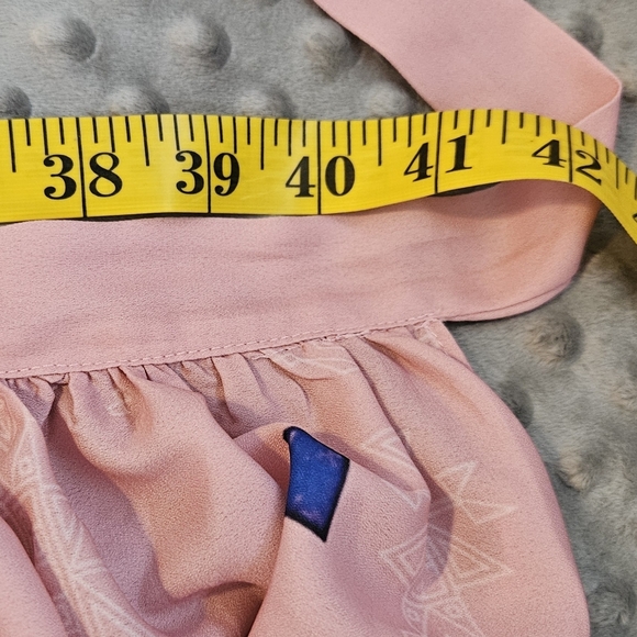 Lauren Good Day Native American Designer Pink Maxi Skirt Ribbon Southwest Tribal - Picture 11 of 11